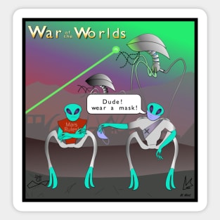 War of the Worlds (Background) Sticker